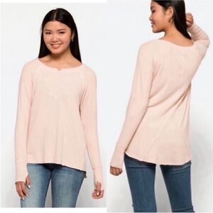 Michael Stars NWT treasure notch neck top in Sweet Pea Size XL